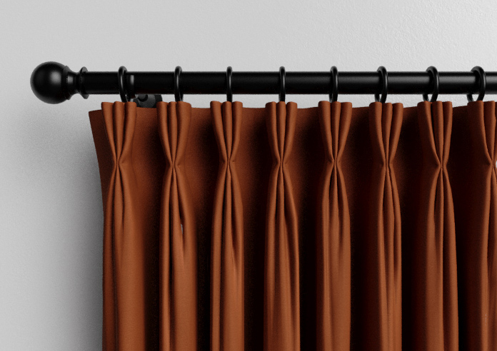 Ascot, Terracotta - Made to Measure Curtains - Image 11